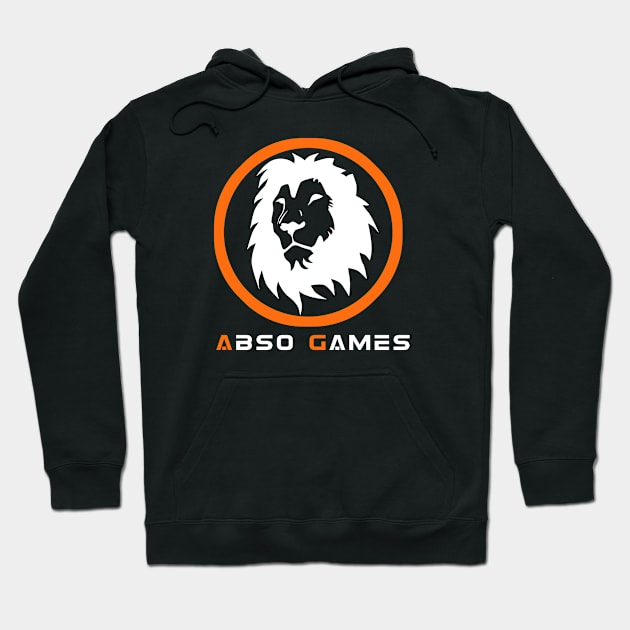 Absogames white lion Hoodie by Absogames